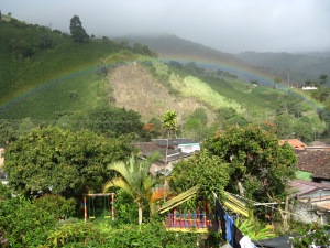 I found the treasure at the end of the rainbow, it is a garden in Colombia!